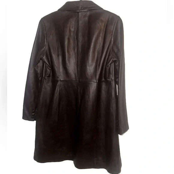 Genuine leather jacket KENNETH COLE x Wilson’s Leather Brown L *READ